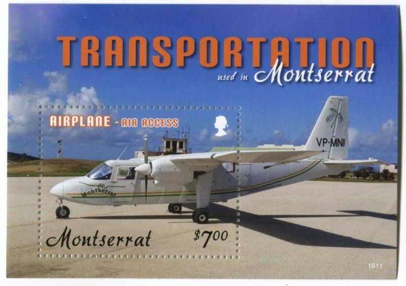 Tous les timbres: Block "Flugzeuge". Montserrat. – Neuf avec emballage d'origine à Basel par Butsch5