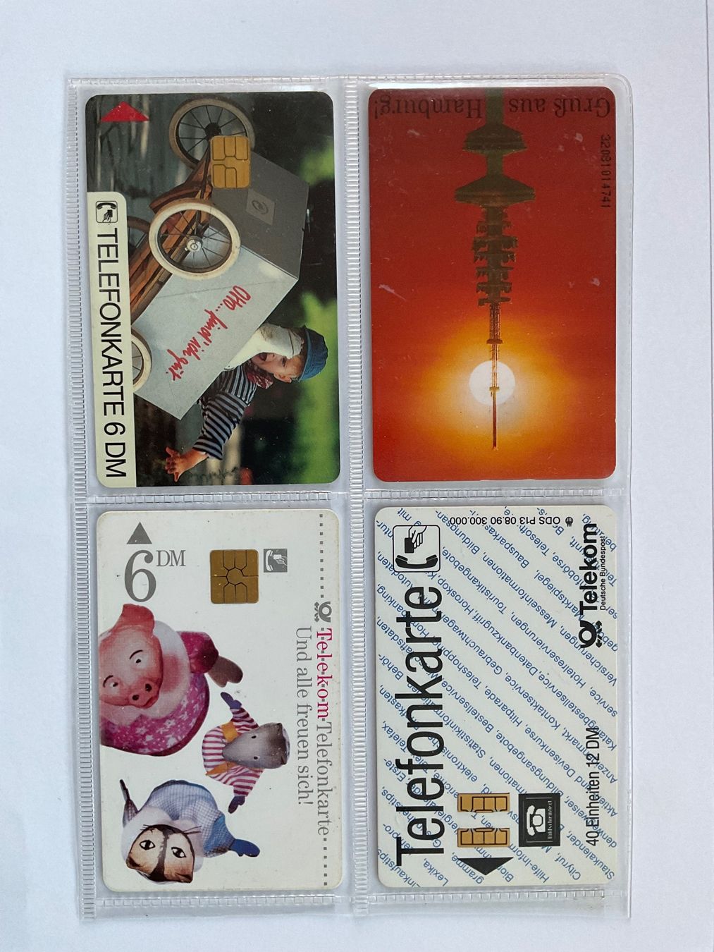 Schede telefoniche: 4 Telefonkarten Deutschland – Usato da Winterthur venduto da Grapp75 1