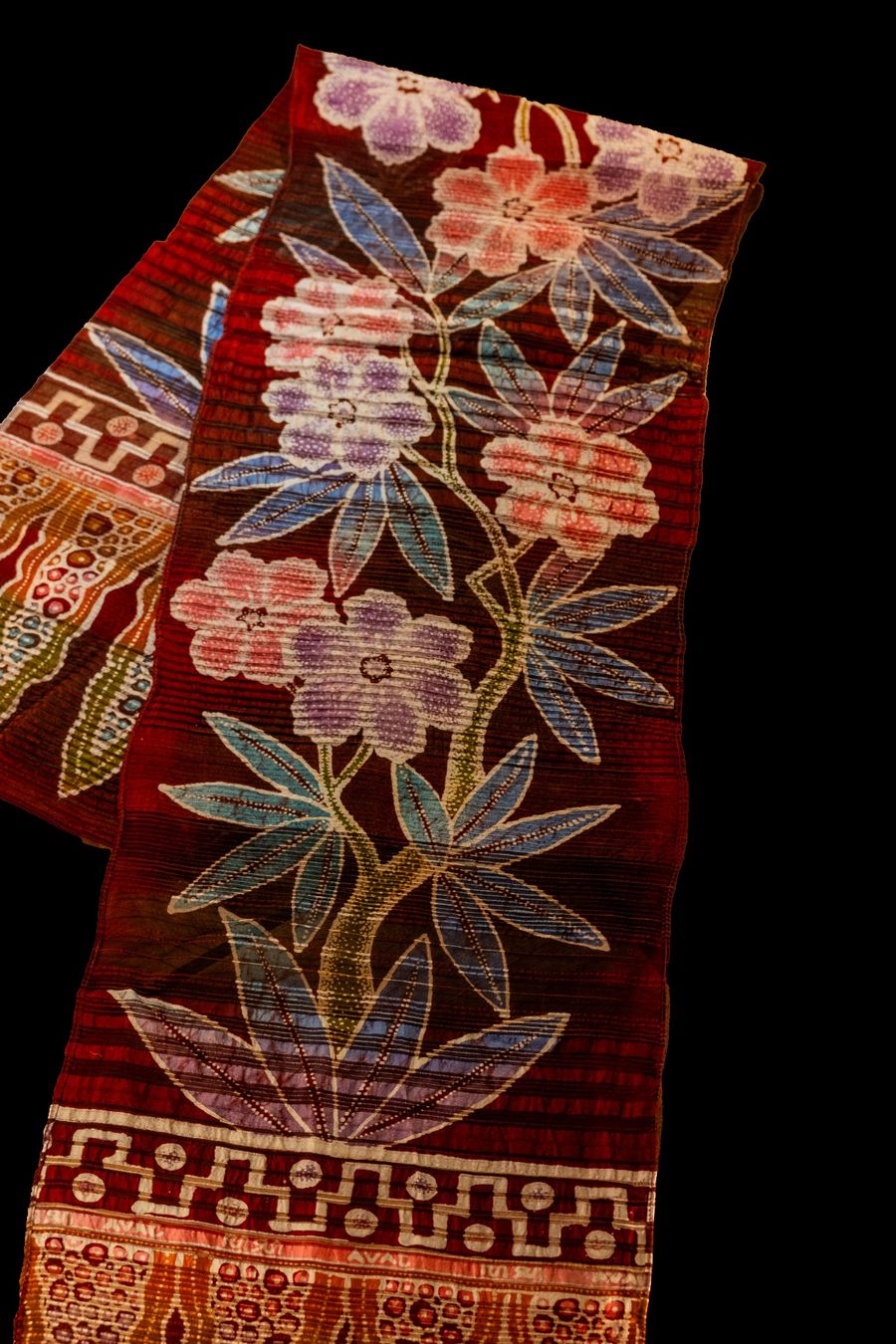 Tessuti:  Batik Tulis auf strukturierter Seide – Nuovo (secondo la descrizione) da Romanshorn venduto da ras_b6lp