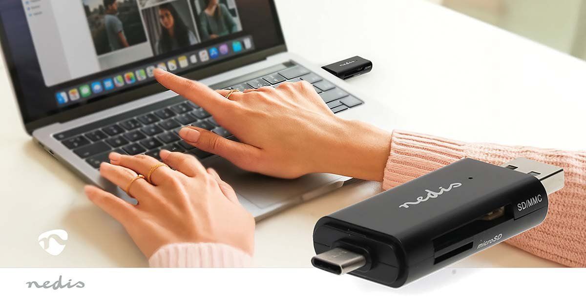Lettori di schede: Dual Card Reader USB-A & Typ-C – Nuovo e nell'imballaggio originale da Giubiasco venduto da softmail 8