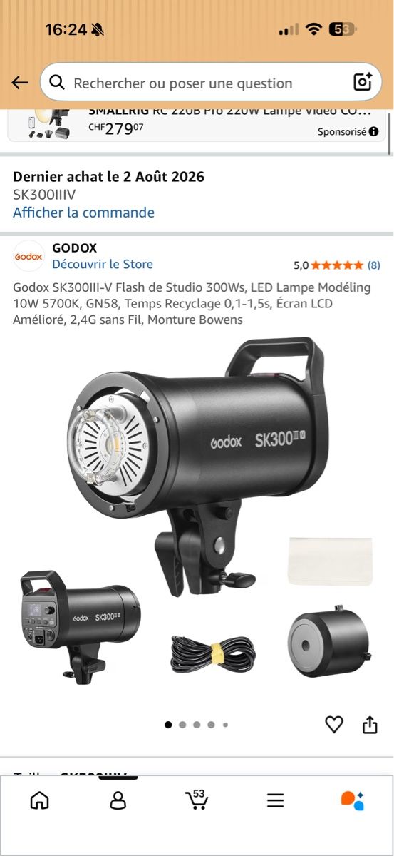 Godox Blitze: Godox SK300II Flash Studio 300Ws Neuf – Neu und originalverpackt aus Lausanne von gio_qwg7 1