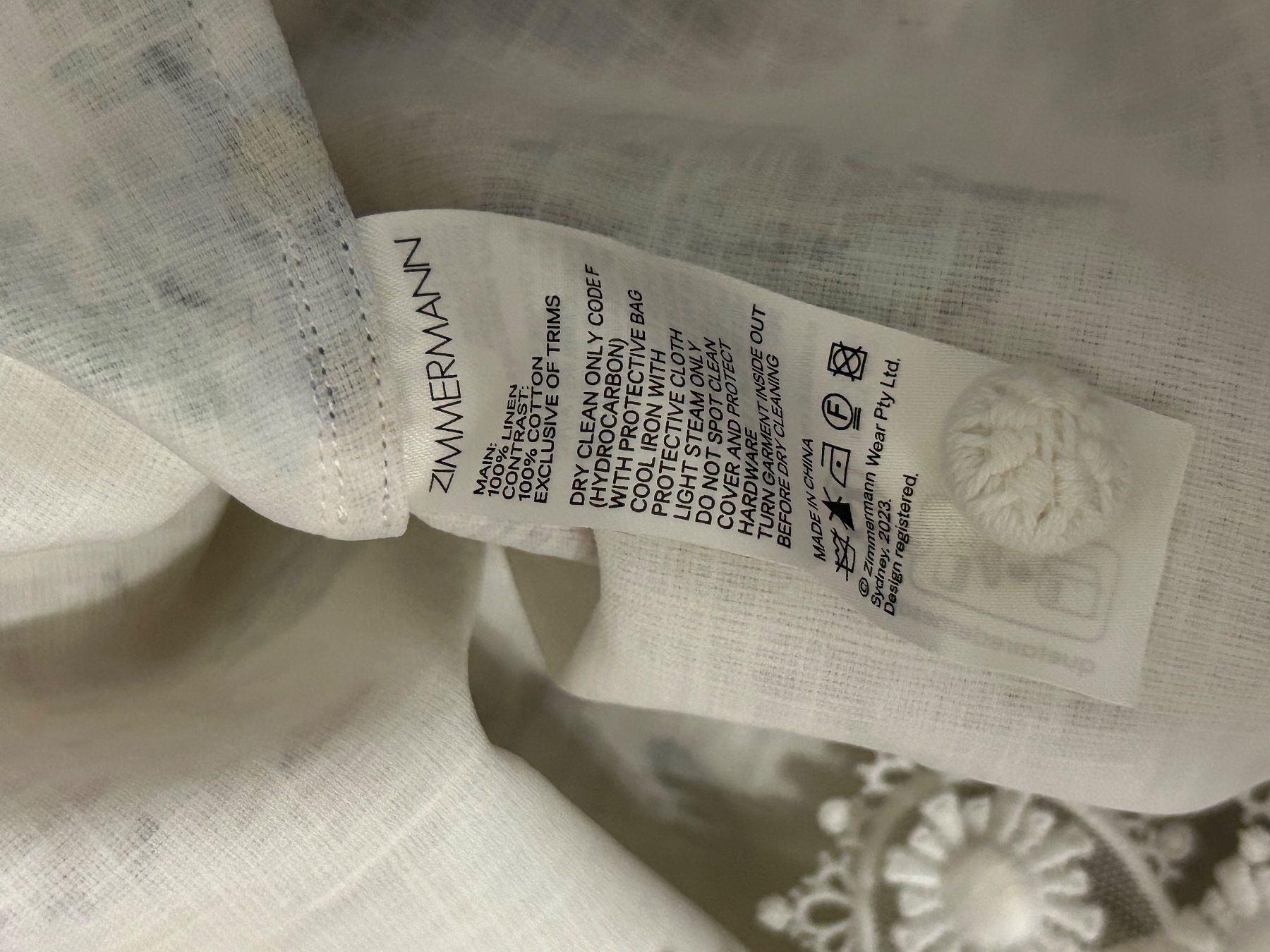 Zimmermann Vestiti: Original Zimmermann Linen Dress – Nuovo (secondo la descrizione) da St.Josefen venduto da lop_lh8d 7