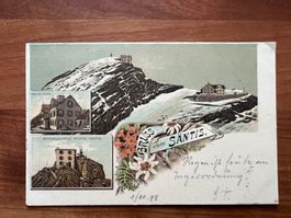AK  1898 Gruss vom Säntis Litho super  (G1755)