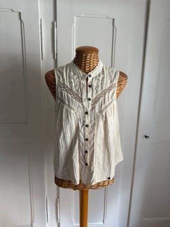 SUPERDRY - Blusentop beige 38