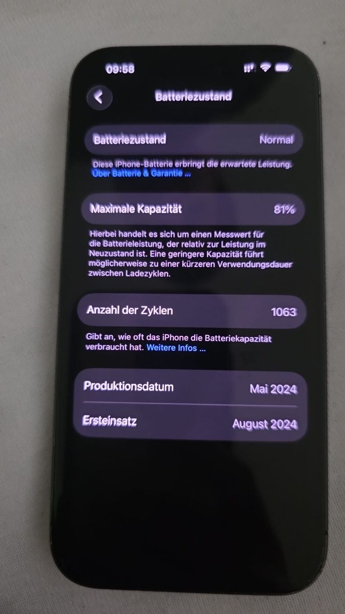 Apple Portables: Iphone 15 Pro – D'occasion à Laupen ZH par Lion.Mannoni 4