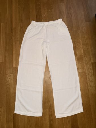Leinenhose weiss Grösse M