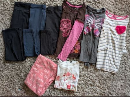 Girl's Clothes Bundle, Size 128, Great Value!