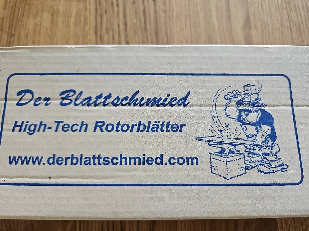 Modellismo RC: Rotorblätter 600mm GTC X-Treme vom Blattschmied – Nuovo e nell'imballaggio originale da Worb venduto da MisterSunshine 1