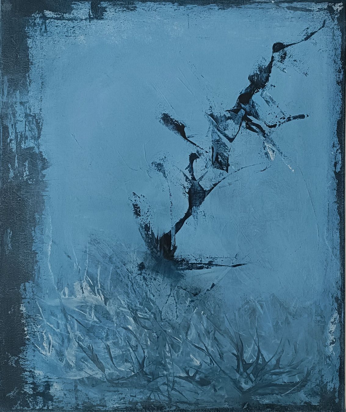 Dipinti: Bild - Indigos dream 50x60 – Nuovo (secondo la descrizione) da Villmergen venduto da Cynober-Art 1