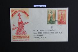 Brief New Zealand 1945 Wellington - London          Los 6076