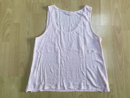 Sommerliches MAX&MOI Top, Gr. M, Leinen, Zartrosa