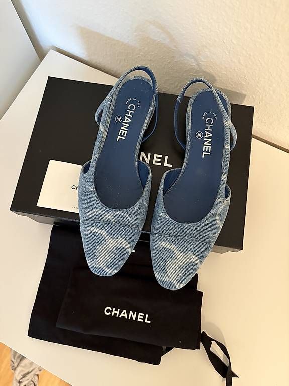 Damenschuhe: Chanel Sling Back Grösse 39.5C – Gebraucht aus Unterägeri von mar_96hk