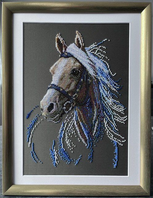 Posters & Illustrations: Perlrenstckereibild "Pferd" – Neuf (Voir description) à Inwil par mm70