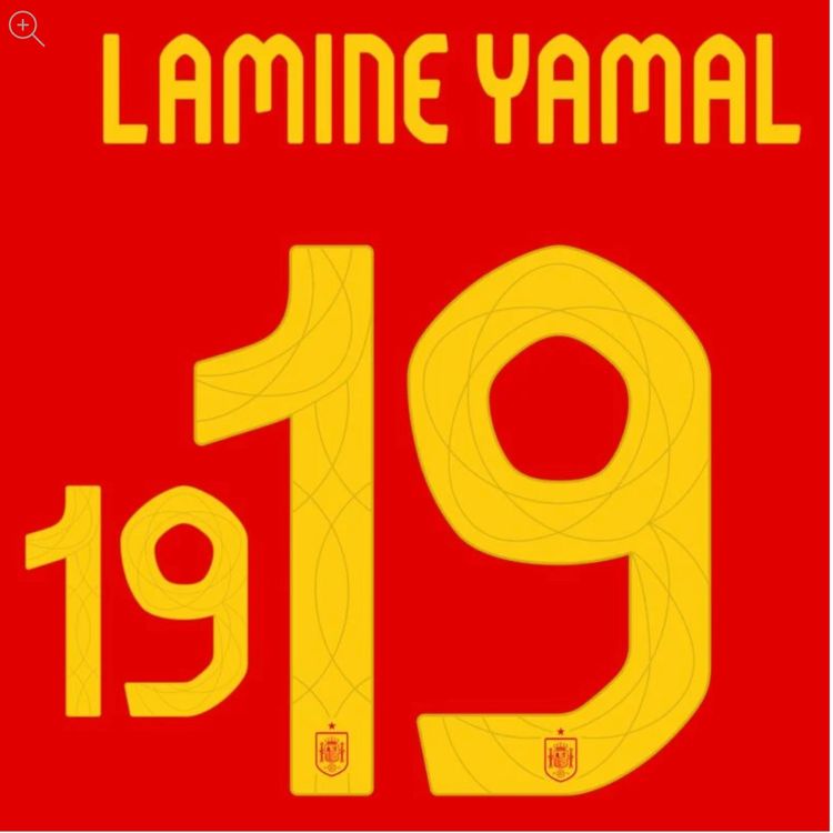 SPANIEN Heimtrikot EURO 2024 Kinder-Set LAMINE YAMAL 19 /140 | Kaufen
