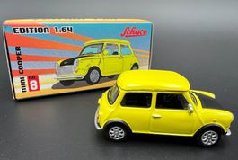 Mini Cooper Schuco gelb 1:64 neu OVP