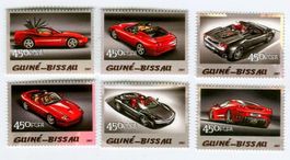Briefmarken "Ferrari". Guinea-Bissau.