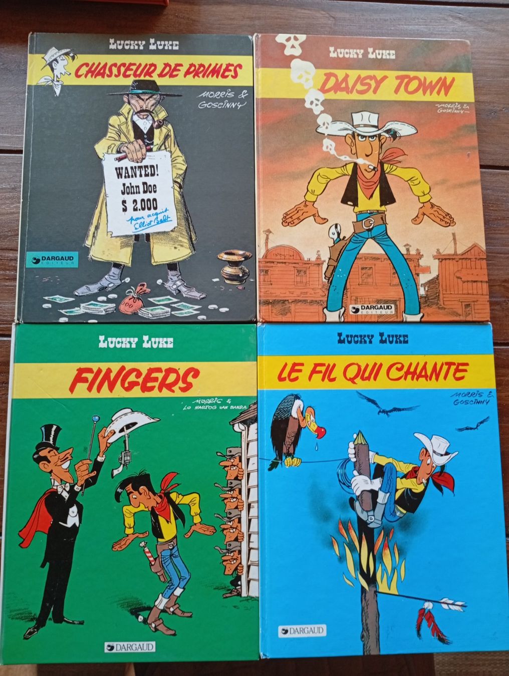 Comics: Lot 4X BD Lucky Luke – Gebraucht aus Perrefitte von 36B