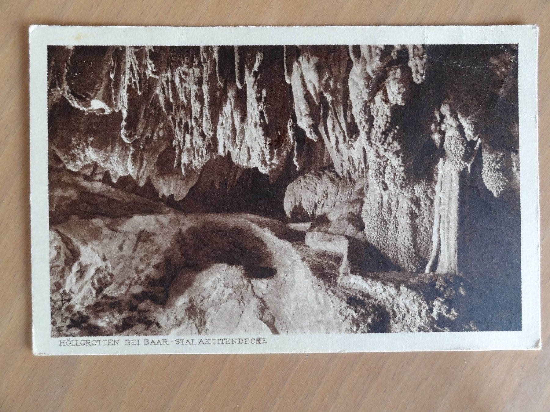 Ansichtskarten: Höllgrotten bei Baar - Zoug - 1955 – Gebraucht aus St Léonard von Riglin