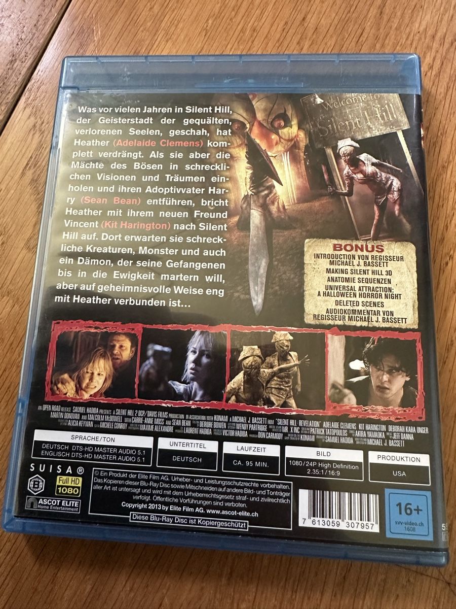 Tutti i DVDs: Silent Hill Revelation Bluray – Usato da Benken ZH venduto da Audi-erich 1