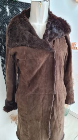 Manteau Gérard Darel fourrure marron taille 38 40