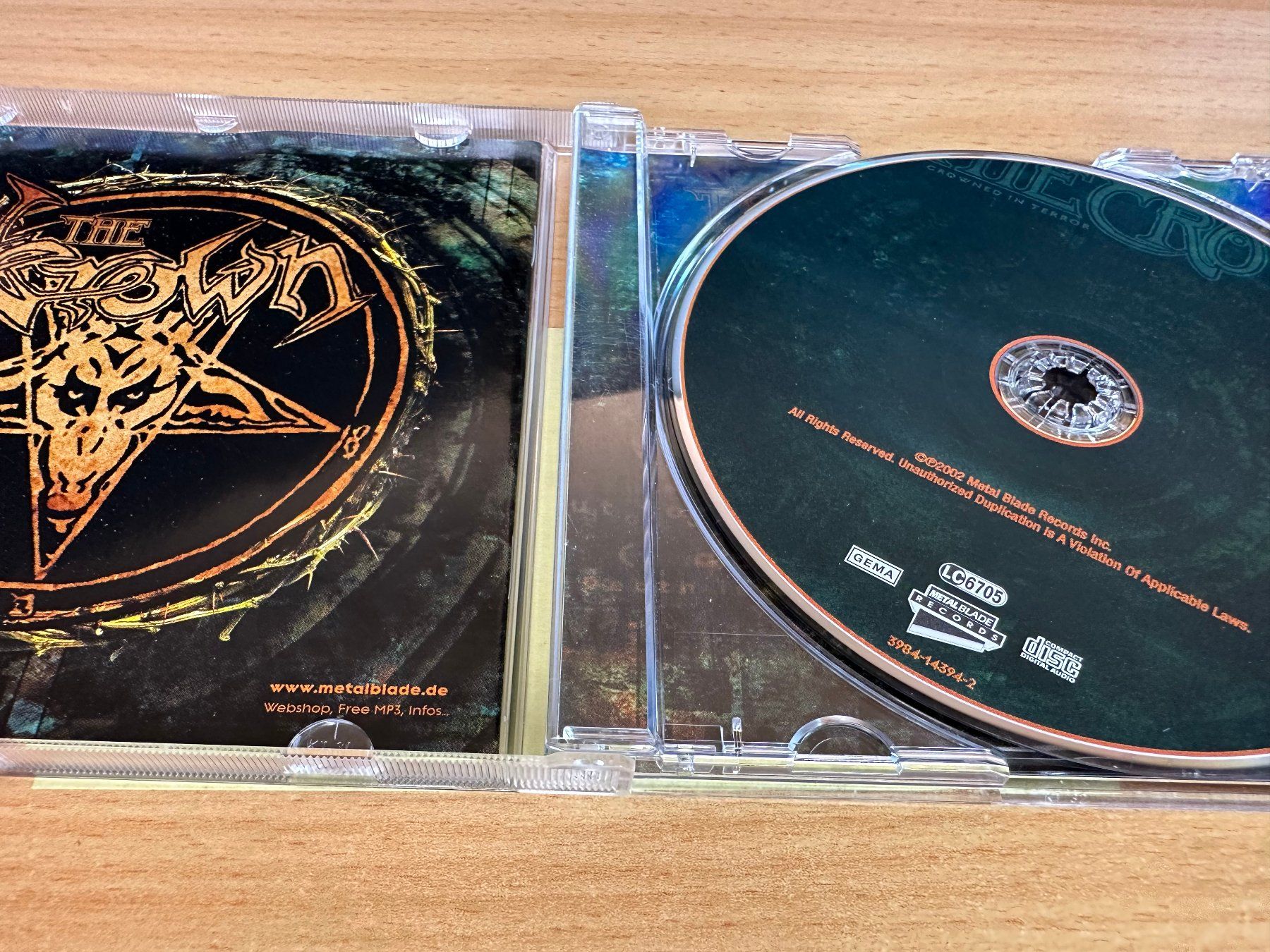 CD: The Crown – Crowned In Terror – Usato da Rikon im Tösstal venduto da Alpenmutz 2