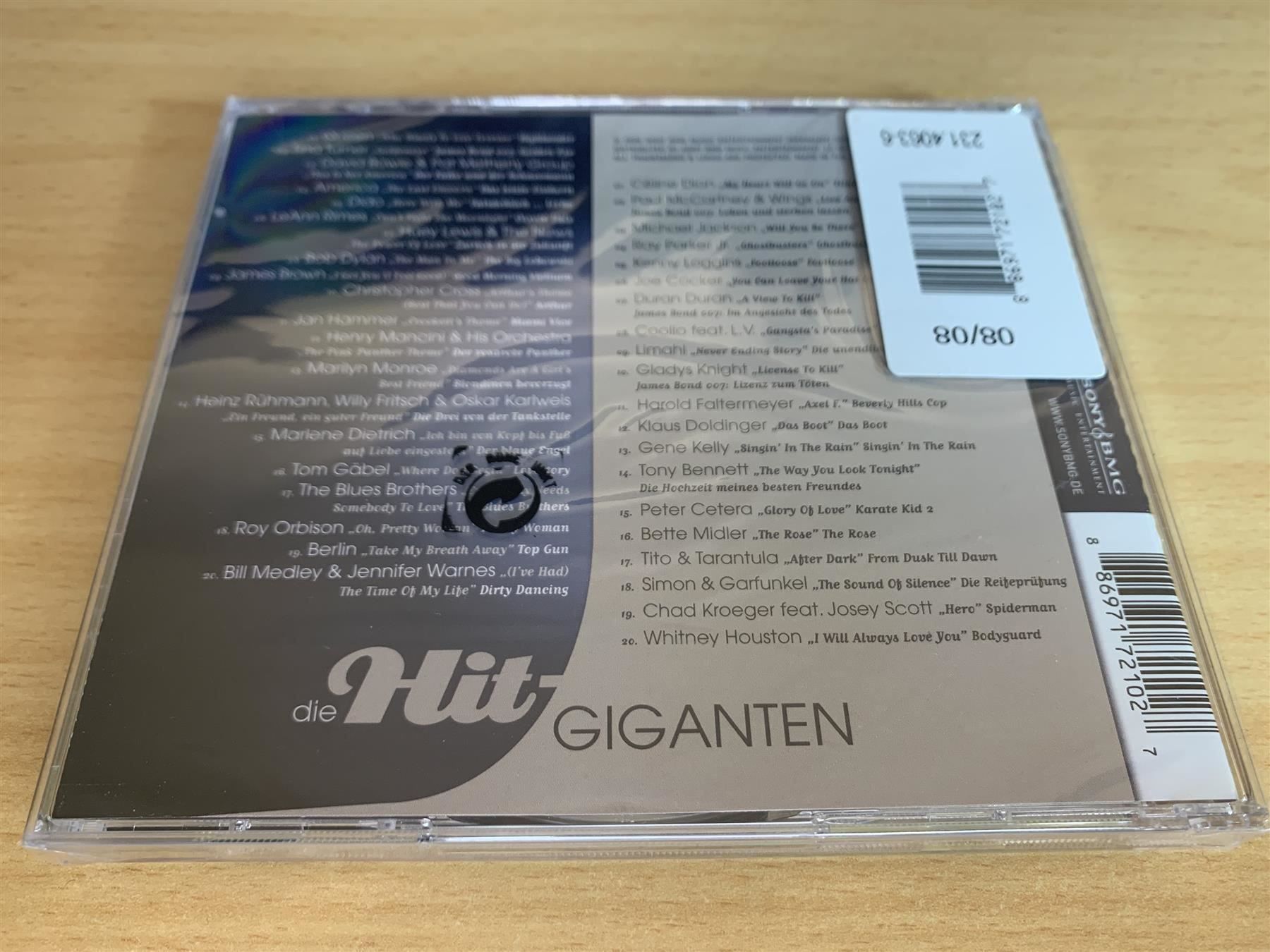 CD: Die Hit-Giganten - Filmhits - 2 CD – Usato da Rikon im Tösstal venduto da Alpenmutz 1