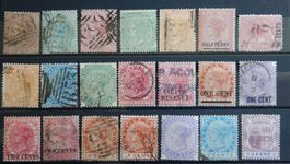 Mauritius ex. Kat. 27-82 */gest. 1863/95
