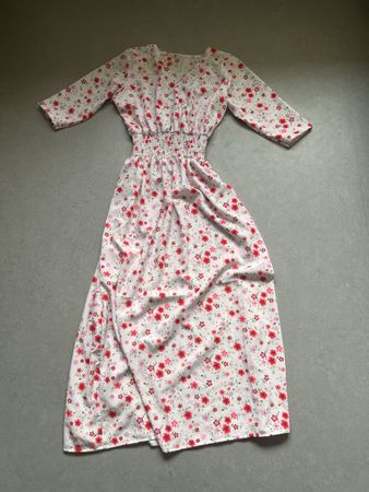 Selbst genähtes Sommerliches Blumenkleid, Xs/S