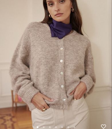 Beige cardigan