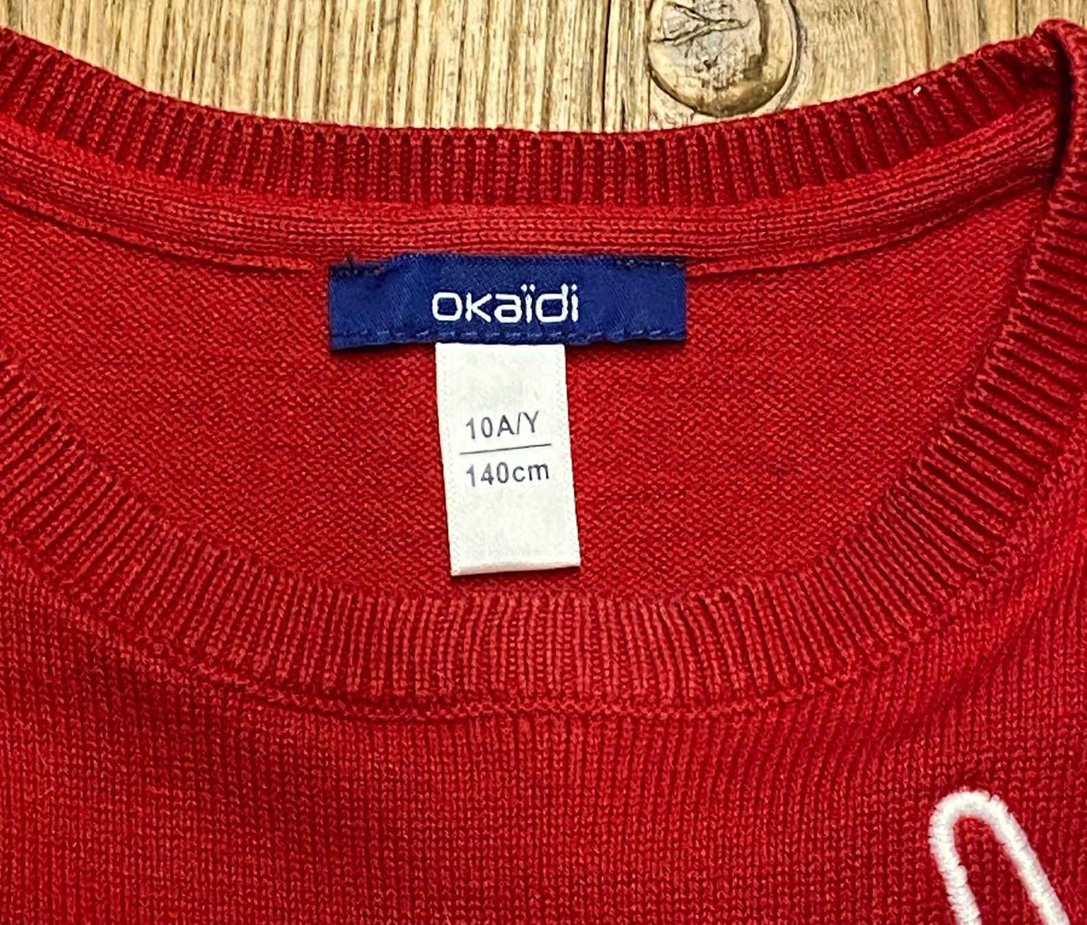 Okaidi Maglioni & Felpe: OKAÏDI Pull rouge de Noël coton 140 / 10 ans – Nuovo (secondo la descrizione) da Genève venduto da kik_8jd6 1