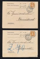 1908 2 Brief/Dok. steh. Helvetia Nr. 94A