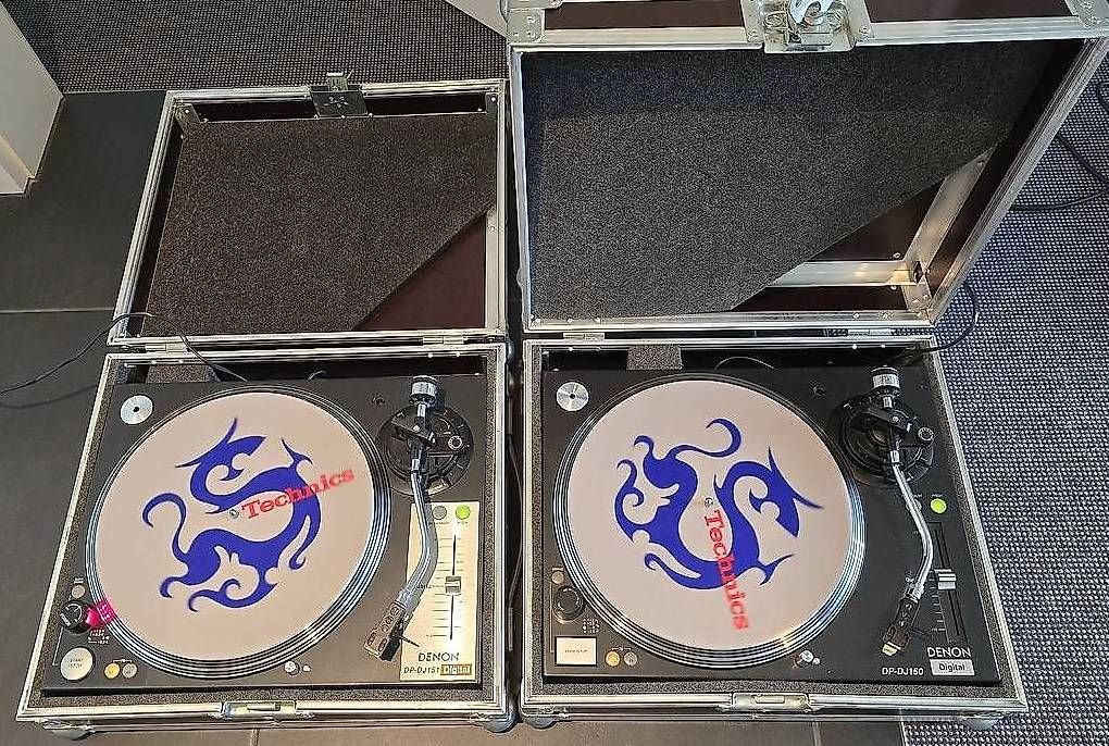 Denon Giradischi: 2x DJ Denon Plattenspieler inkl. Boxen – Usato da Triesenberg venduto da mbli2024