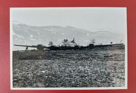 Foto B-17 Bomber Landung Schweiz Diepoldsau