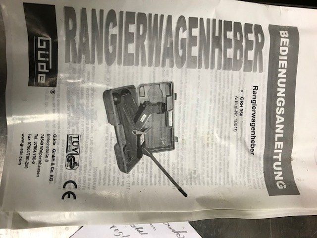Alle Werkzeuge: Rangierwagenheber – Gebraucht aus Appenzell Meister. von Seppli58
