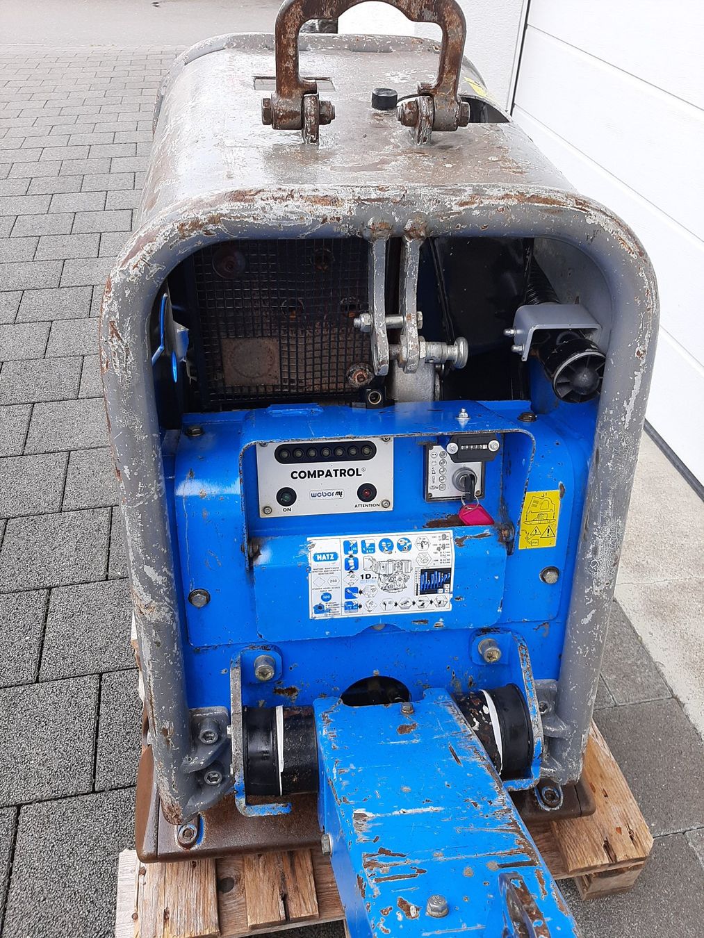 Tutte le macchine: Vibroplatte Rüttelplatte Weber Hatz Diesel – Usato da Rain venduto da Kleinmoto 6
