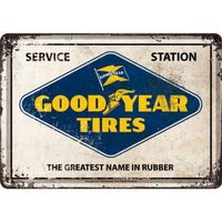 Blechschildkarte 3D-GOODYEAR TIRES