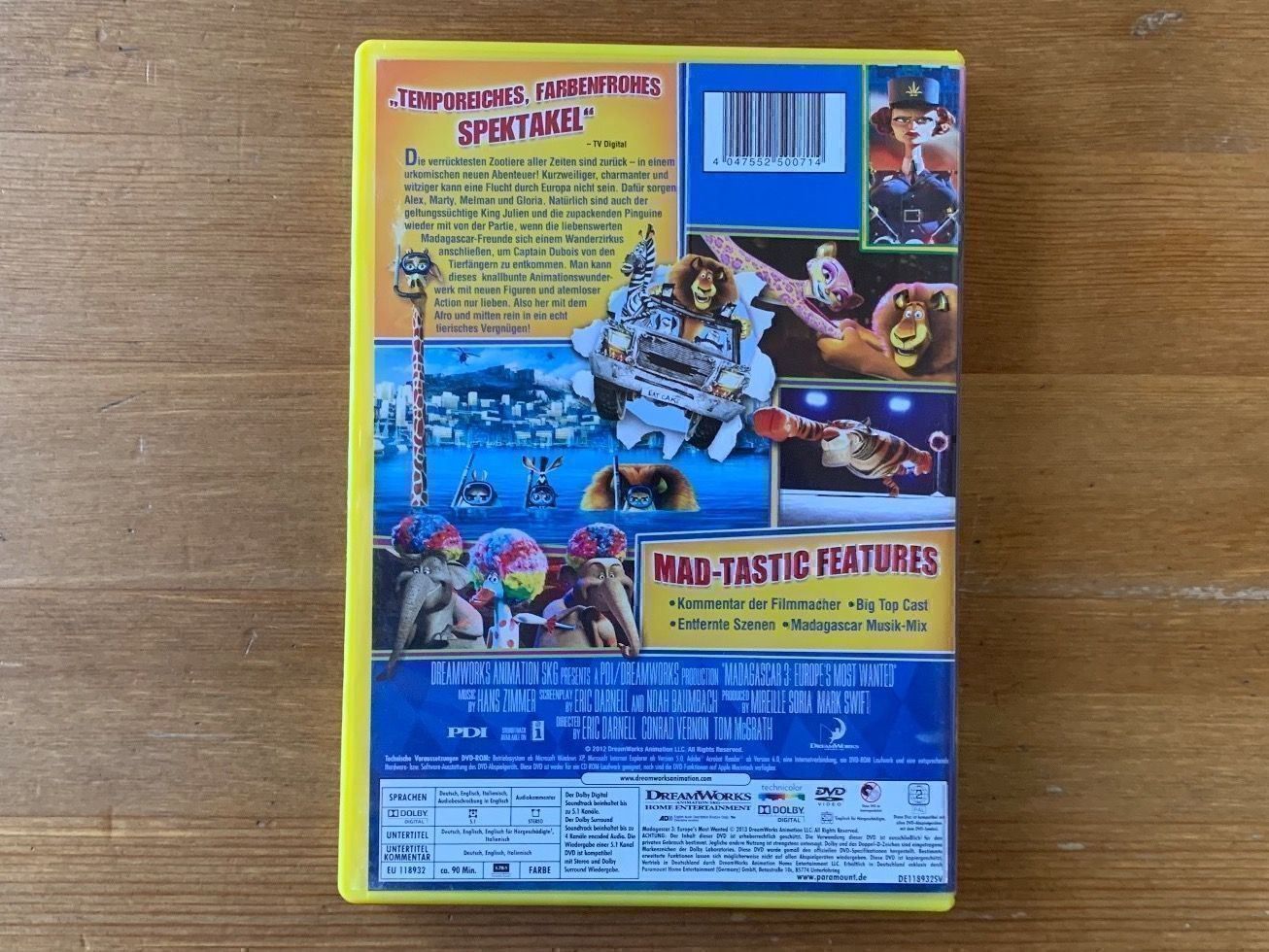 Alle DVDs: Madagascar 3 – Gebraucht aus Stein am Rhein von Karisma78 1