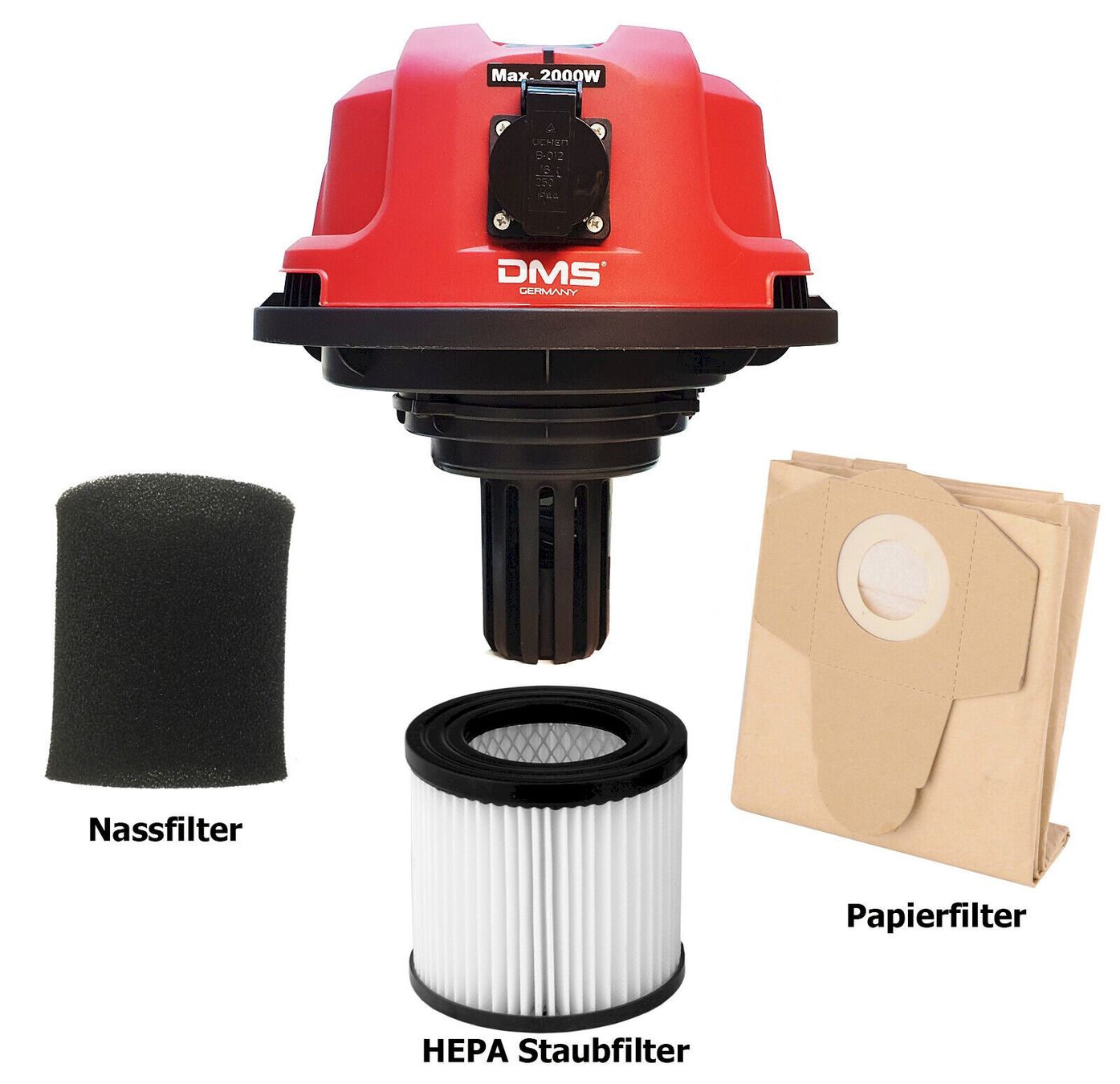 Aspirapolveri & Accessori: DMS Staubsauger 2300W Rot – Nuovo e nell'imballaggio originale da Bottighofen venduto da zaap 3