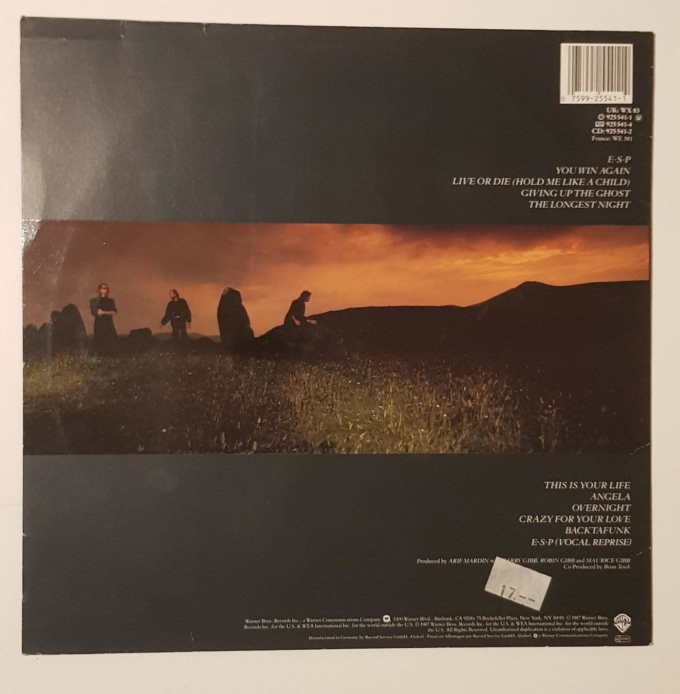 Dischi in vinile: BEE GEES E.S.P 1987 – Usato da Zürich venduto da Avd 2