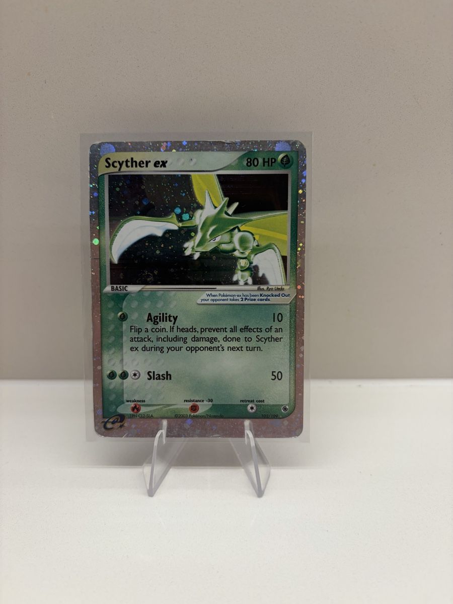 Pokémon Carte collezionabili: Scyther ex Ultra Rare EX Ruby & Sapphire 2003 – Usato da Arlesheim venduto da WungaBunga