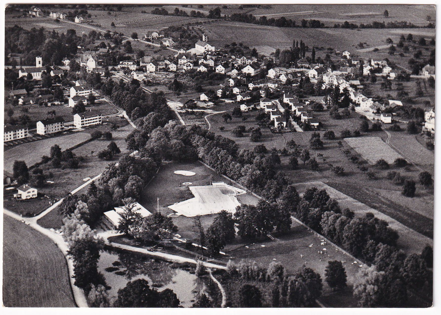 Ansichtskarten: Parkbad an der Murg  1959 – Gebraucht aus Cormoret von Pascalll2001