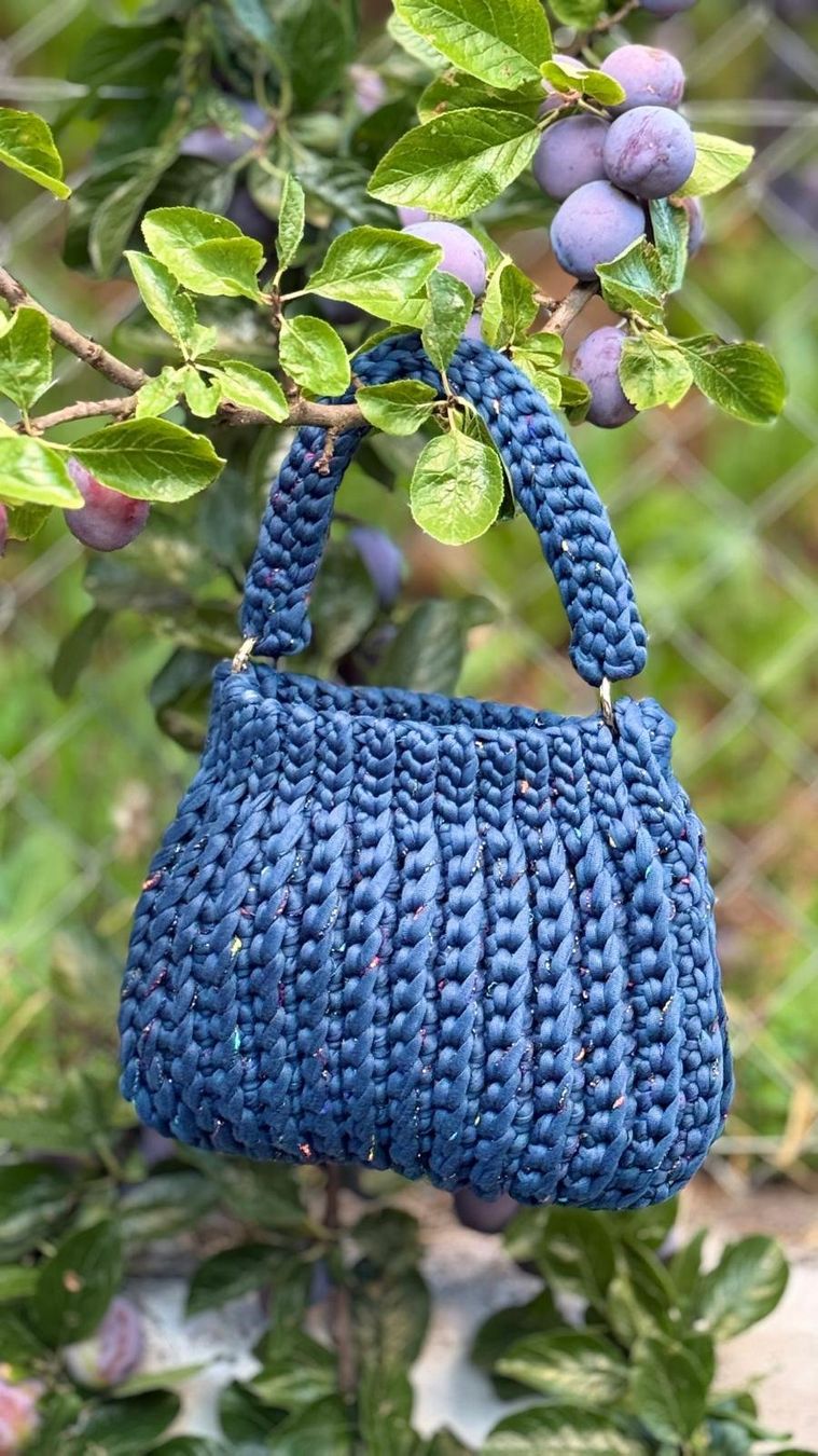 Borse da donna: Borsa estiva blu fatta a mano – Nuovo (secondo la descrizione) da Davesco-Soragno venduto da fla_d77h 8