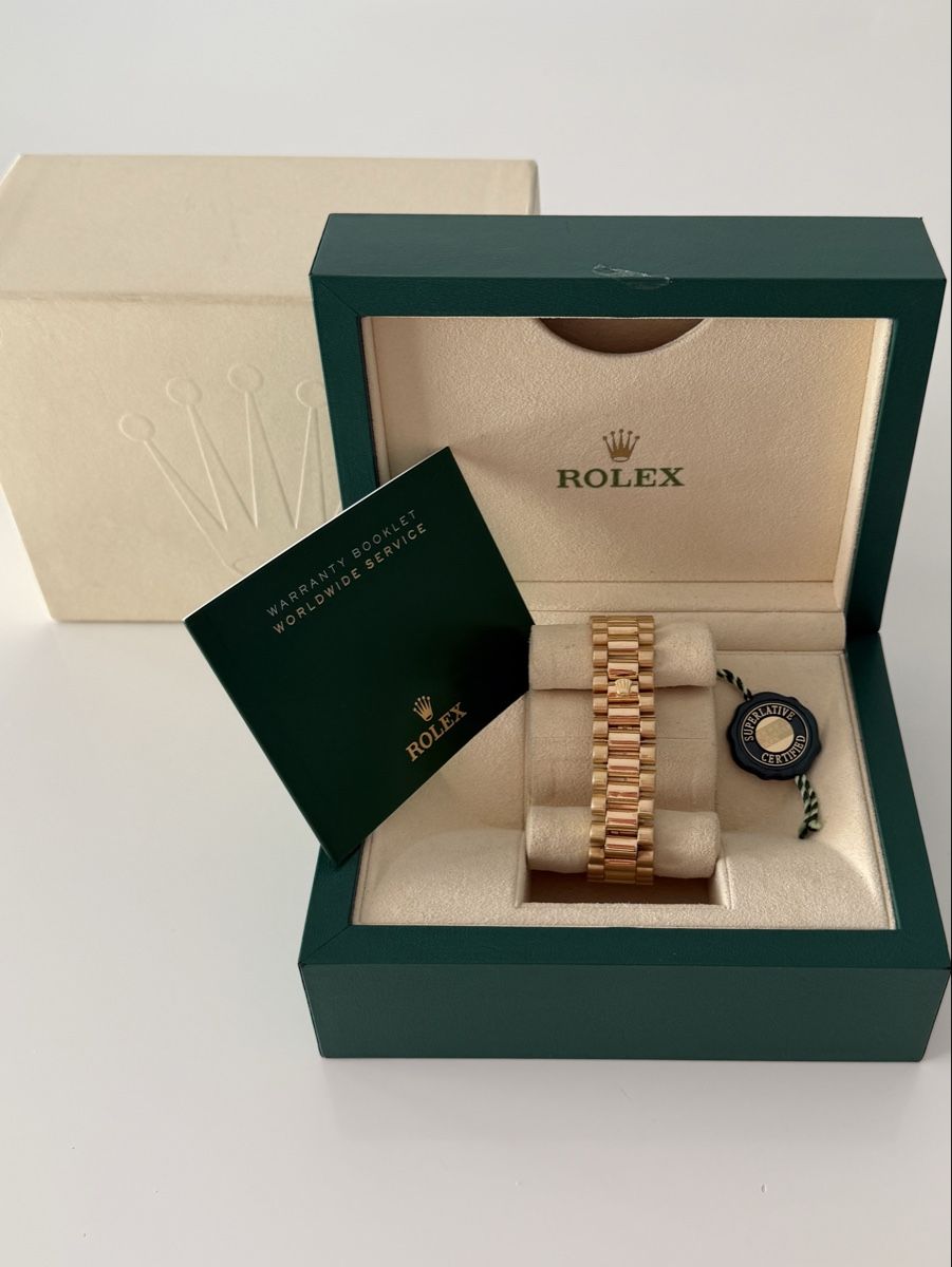 Rolex Orologi: Rolex Day-Date 18K Full Gold Uhr mit Box – Usato da Schaffhausen venduto da Sotherbyss 3