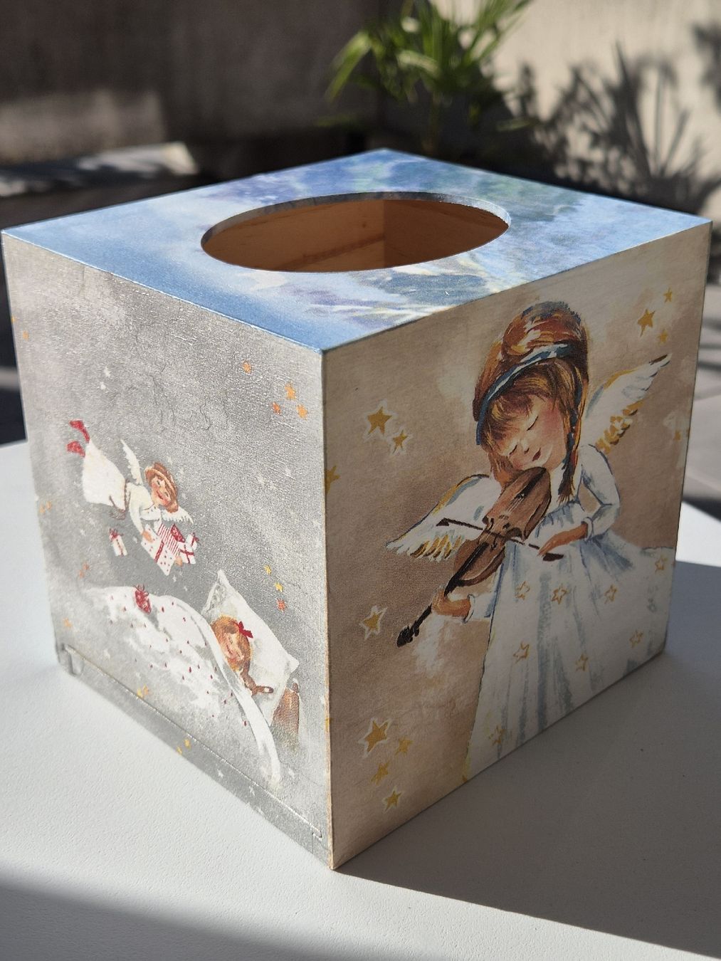 Altro in Decorazioni & Accessori: Tolle Taschentuch Box mit Engeln – Nuovo e nell'imballaggio originale da Kollbrunn venduto da Bilby02 1
