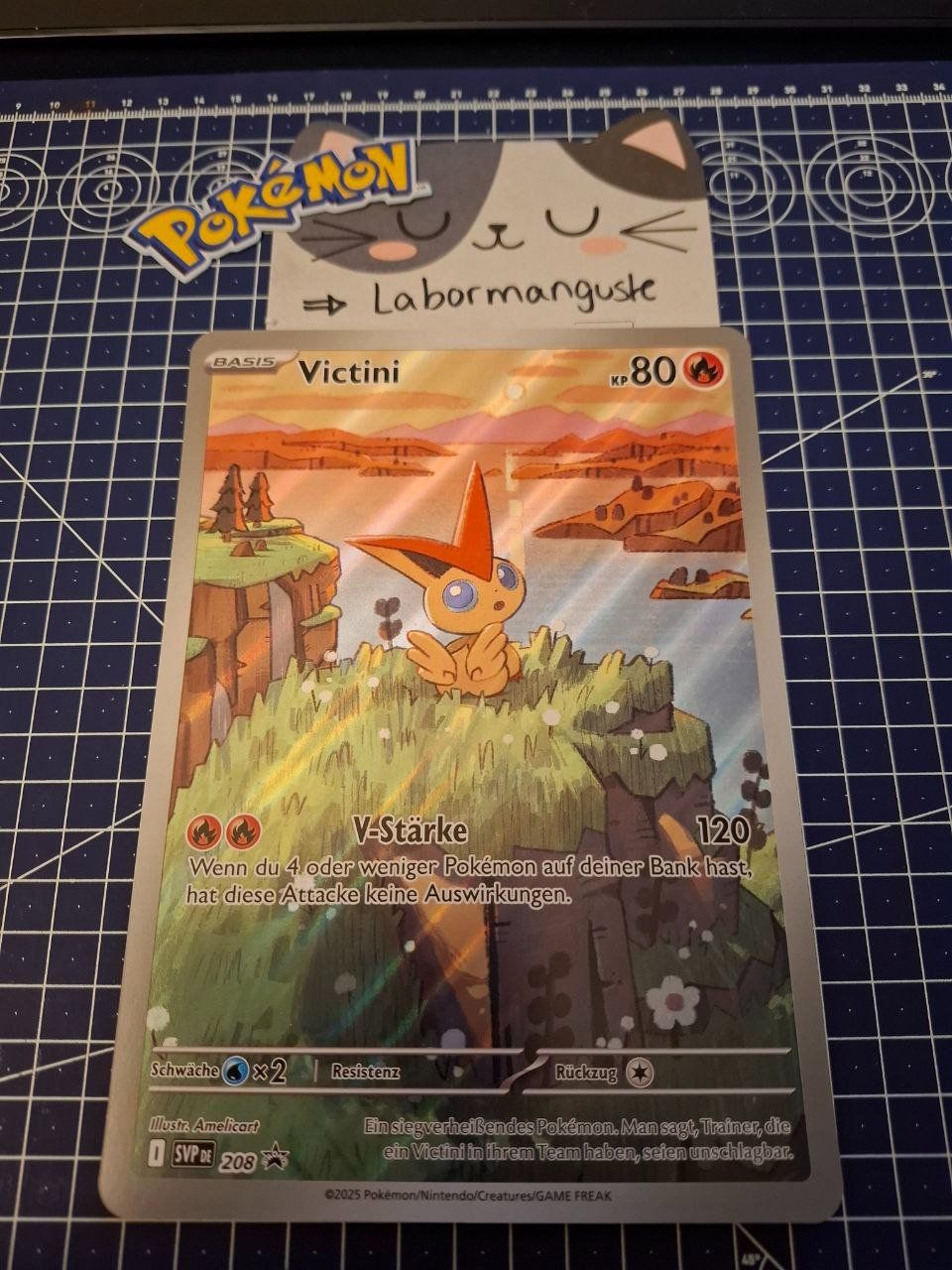 Pokémon Sammelbilder & Trading cards: Victini (Promo Oversized) 208 DEU – Neu (gemäss Beschreibung) aus Fällanden von Labormanguste