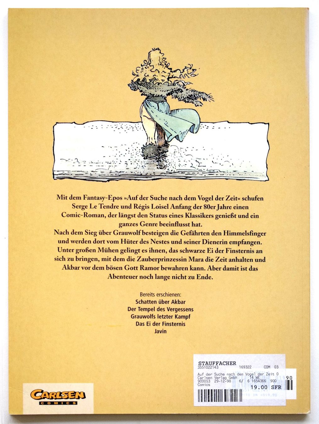 Fumetti: Loisel Suche nach dem Vogel 4 Ei d.Finsternis Comic-Sammlung – Usato da Dulliken venduto da ichwettichhett 1