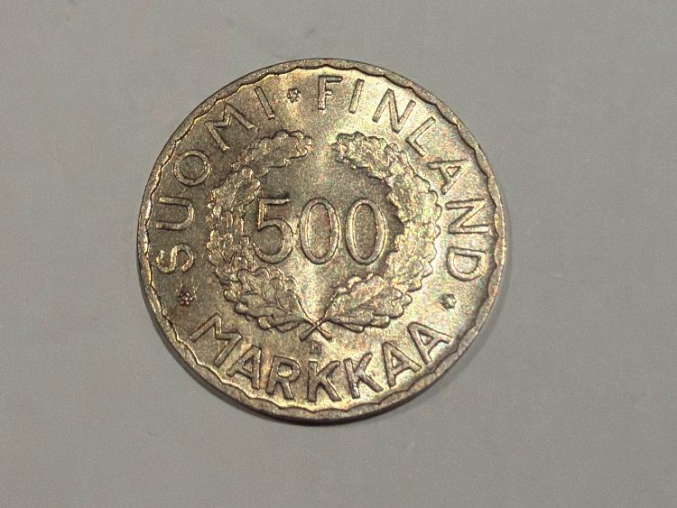 Alle Münzen: (2865) Finnland 500Markkaa 1952, Stgl – Gebraucht aus Rüthi (Rheintal) von erdnuessli1 1