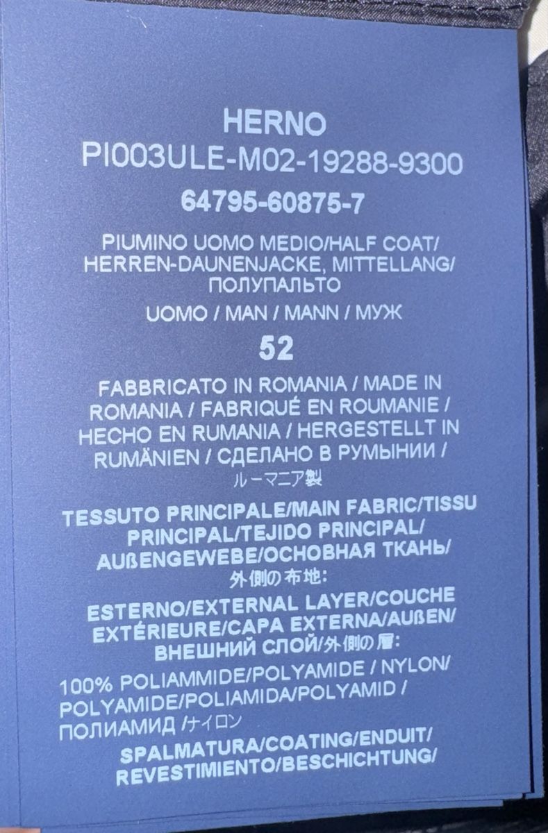 Herno Giacche: Herno Puffer Jacke Gr 52 L – Nuovo (secondo la descrizione) da Zollikon venduto da cielles 5