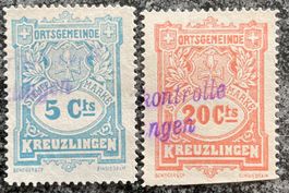 Fiskalmarken Ortsgemeinde Kreuzlingen (defekt)
