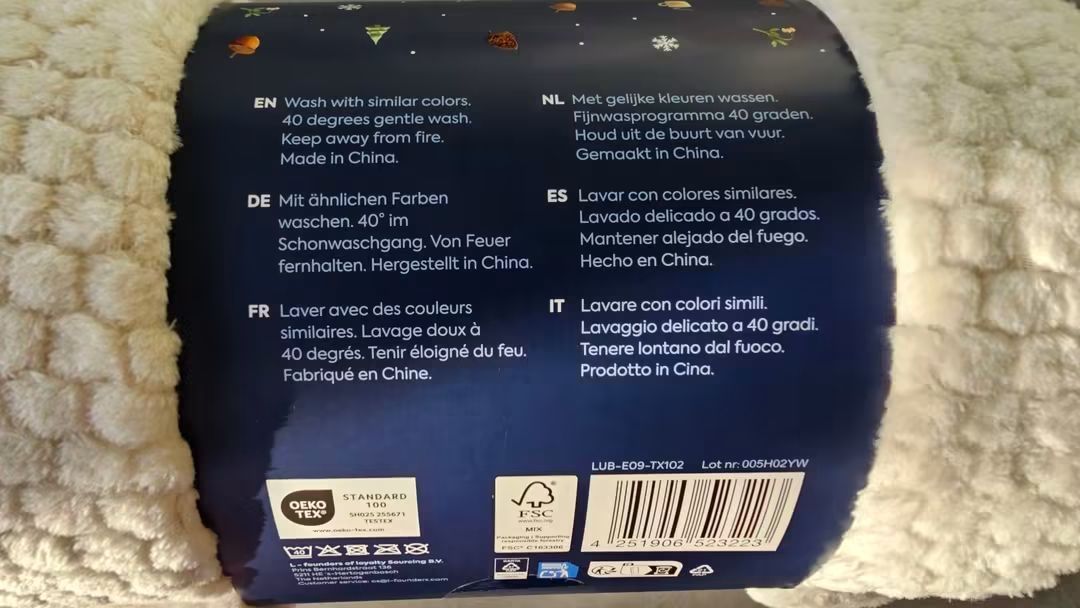 Coop Coperte: Kuscheldecke hellbeige 130x160 cm – Nuovo e nell'imballaggio originale da Grosshöchstetten venduto da Chaotik-Reptil 1